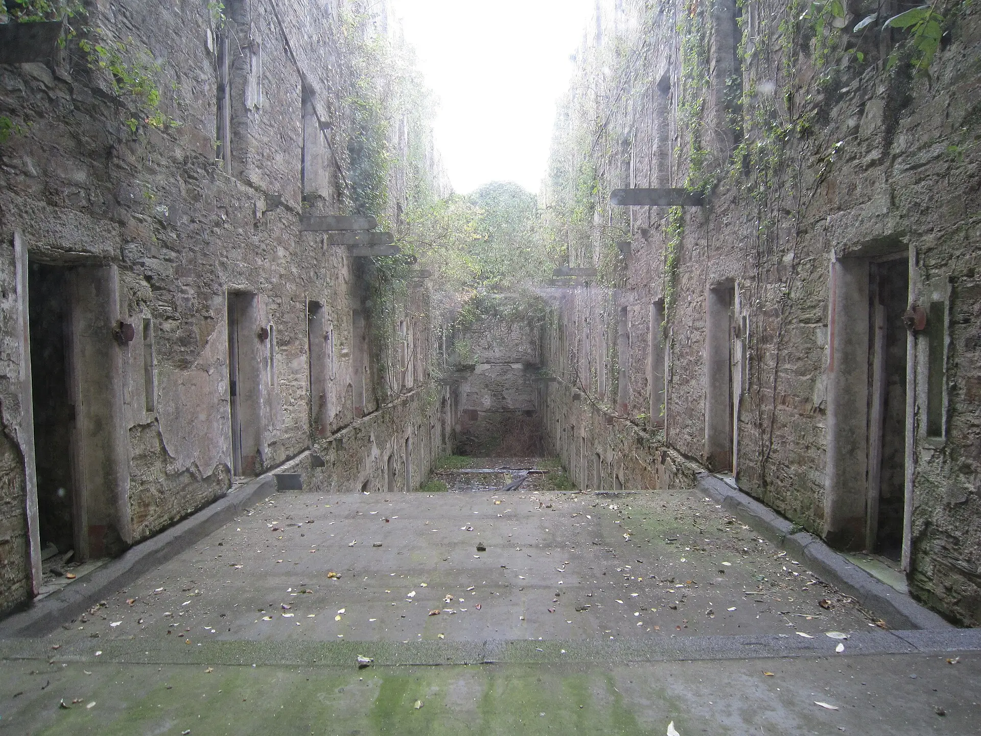 Bodmin Jail — the imposing Georgian facade of the former county gaol, now an immersive museum.
