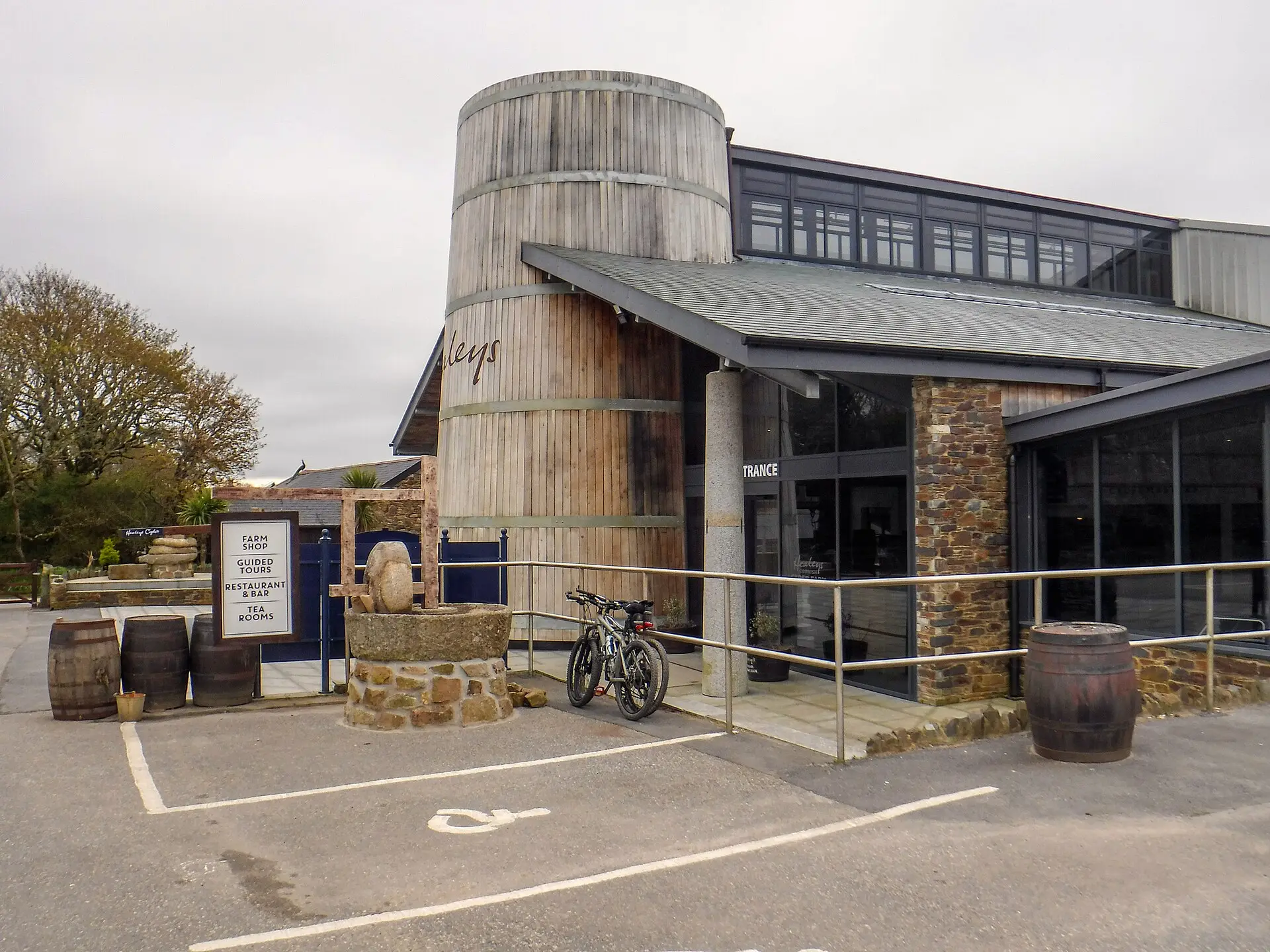 Healey's Cornish Cyder Farm — the farm shop and visitor centre in the Cornish countryside near Truro.